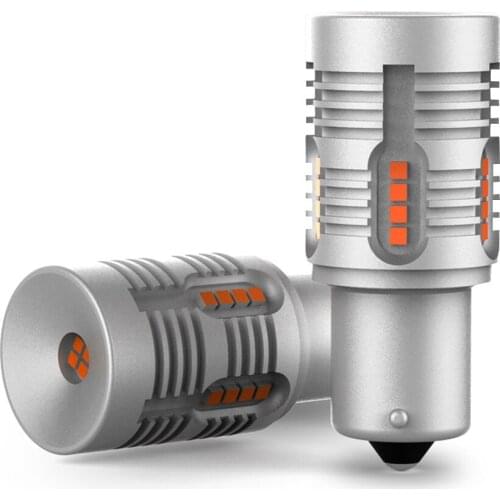 VANSSI BAU15S PY21W LED No Hyper Flash Amber Yellow 7507 CAN-bus LED Bulbs For Turn Signal Lights(No Load Resistor Required)