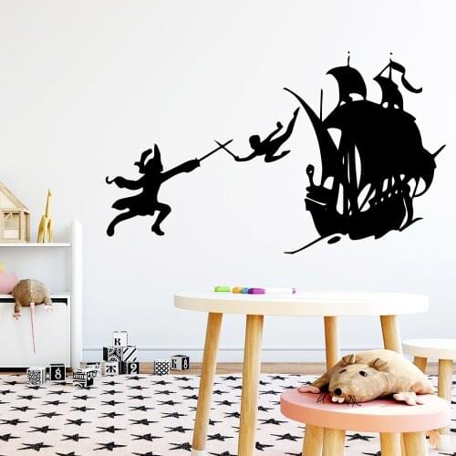 XL war on the ocean Vinyl Wallpaper Roll Furniture Decorative Bedroom Wall Stickers Room Decoration naklejki na sciane