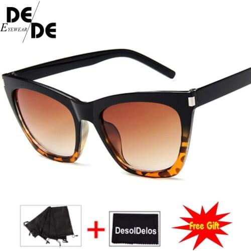 Cateye Sunglasses Women Luxury Brand Designer Vintage Gradient Glasses Retro Cat eye Sun glasses Female Eyewear UV400
