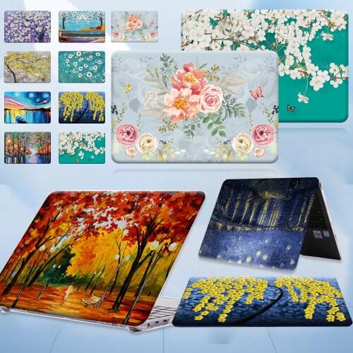 For Huawei MateBook X Pro/D14/D15/13/14/X 2020 Hard Laptop Case for Honor MagicBook 14/15 /Pro 16.1 Paint Pattern Anti-fall Case