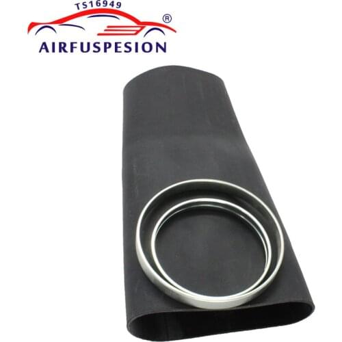1 set bellow air sleeve pillow Rubber and Rings for mercedes benz ML GL w164 front Air suspension spring shock 1643206013