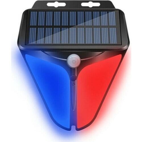 Solar Alarm Light Wireless Motion Sensor Security Lamp Outdoor Waterproof for Garden Yard JDH88