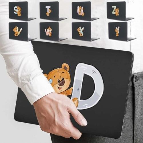 Laptop Case for Apple Macbook Air 13/Air 11/Macbook 12" (A1534) 26 Letter Series Frosted Laptop Case