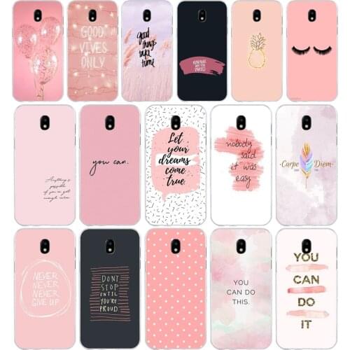 15SD Proverb Phrase Motto Soft Silicone Tpu Cover phone Case for Samsung j3 j5 j7 2015 2016 17 j2 prime j6 Plus 2018