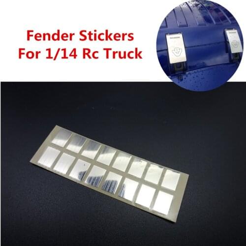 RC Truck Fender Decoration Stickers Fit For 1/14 RC Tamiya Scania Truck R470 R620 R730 56323 Tractor Trailer