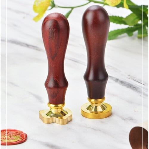 DIY Retro Antique Metal Plant Sealing Wax Seal Stamp For DIY Special Decor Ancient Wax Stamp Craft