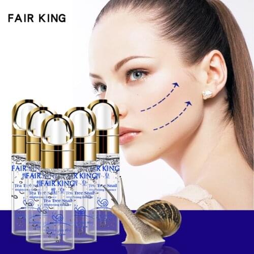 FAIR KING Tea Tree Snail Plant Extract Face Serum Whitening Blemish Serum Ampoules Anti-acne Rejuvenation Facial Liquid