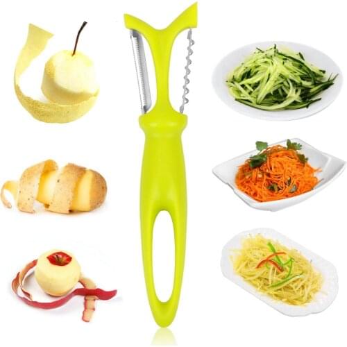 Gadgets Sharp Cutter Vegetable Peeler Knife Multifunction Carrot Potato Fruit Shred Grater Stainless Steel
