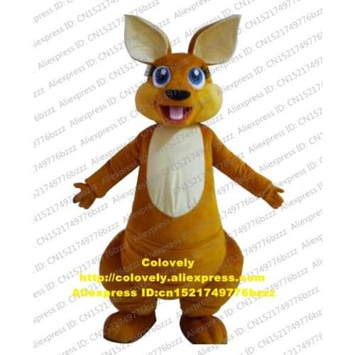 Brown Kangaroo Roo Mascot Costume Adult Cartoon Character Outfit keep As Souvenir Props For Performance CX023 Free Shiping