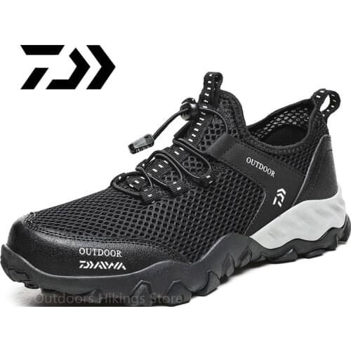 Daiwa Mens Fishing Shoes New Fashion Durable Outdoor Sport Walking Running Breathable Quality Autumn Spring Summer Shoes Sport