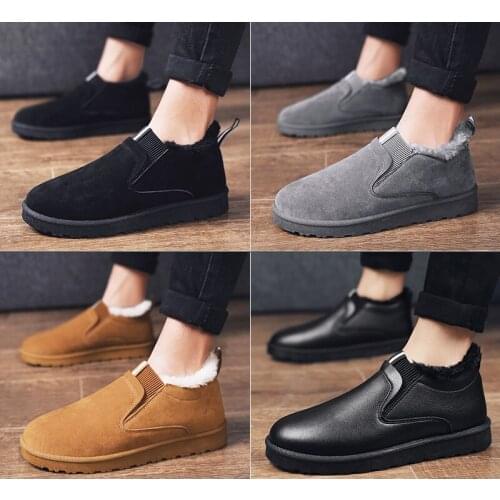 YXYT Brand Winter Men Snow Boots Australia Style Genuine Leather Ankle Boots Men Waterproof Warm Short Shoes