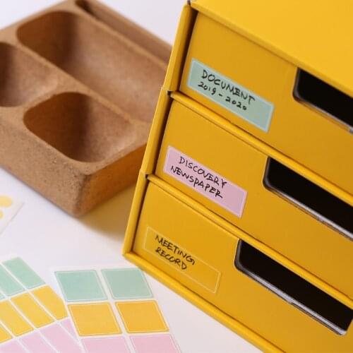 Candy Color Writable Label Stickers Calendar sticker Index Stickers Planner Notebook Bookmark Schedule Agenda Decorative