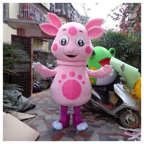 2014 New Adult Full High Quality of The Luntik Mascot Costume Halloween Gift Characters Sex Dress Hot Sale