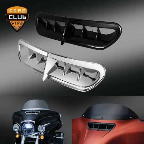 ABS Plastic Front Fairing Vent Accent Cover For Harley Electra Street Glide 2014 2015 2016 2017 2018 2019 2020 Motorcycle Parts