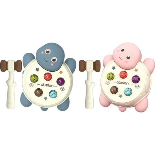 Plastic Music Baby Kids Toys Play Knock Hit Hamster Insect Game Educational Musical Instruments For Children Knocking Hamster