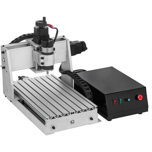 Durable Chrome Plate Shaft Desktop 4 Axis CNC 3020 Engraving Milling Machine
