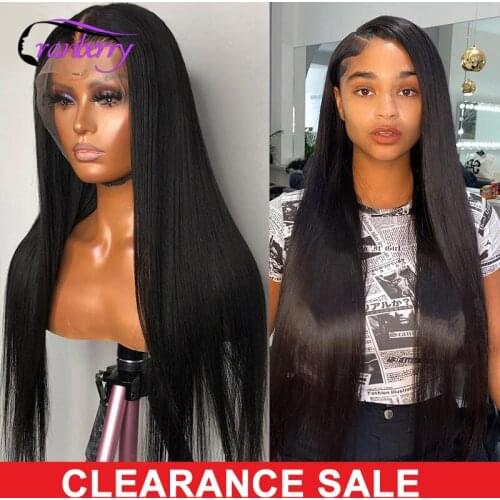 Cranberry Hair Bone Straight Lace Front Human Hair Wigs For Black Women Glueless Remy Brazilian Hair Wigs 13x4 Lace Frontal Wig