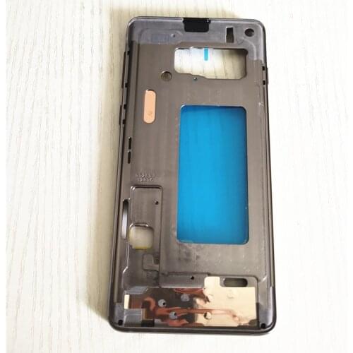 Middle Frame Bezel Plate For Samsung Galaxy S10 S10 Plus S10+ Metal Housing Middle Frame With Side Buttons