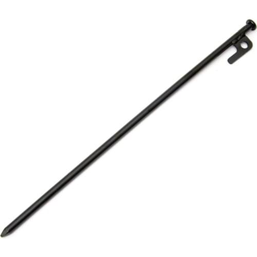 Tent Nail Durable High Strength With Hole Black Ground Stakes For Outdoor Camping Hiking Tent Awning Trip Tent Stud Stake
