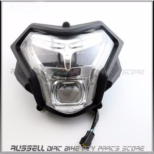 LED Headlight Lens Headlamp Signal Head light led lights For ZONGSHEN RX3 ZS250GY-3 Motorcycle 250cc Accessories Parts