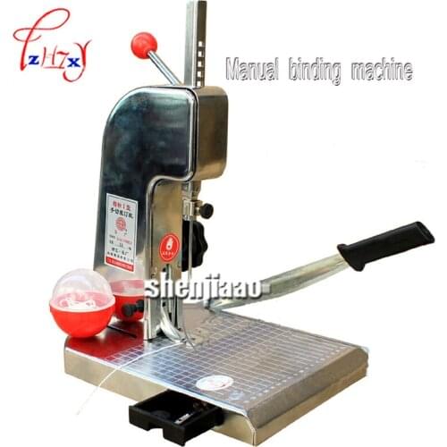 1PC Manual Binding Machine With Knife, Financial Credentials,Document, File Binding Machine, Manual Drilling Machine