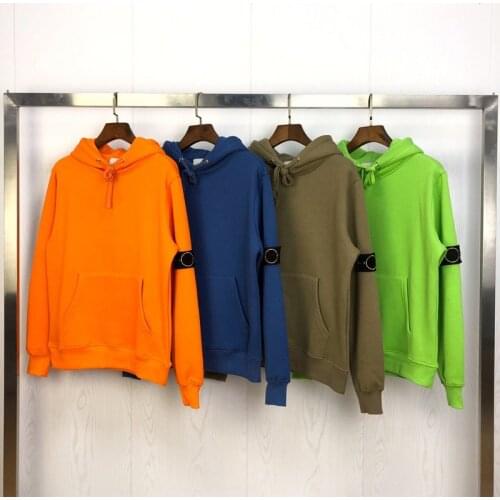 2019 Logo Patched Women Men Solid Hoodie Sweatshirts Hiphop Streetwear Men Loose Hoody Hoodi Pullover