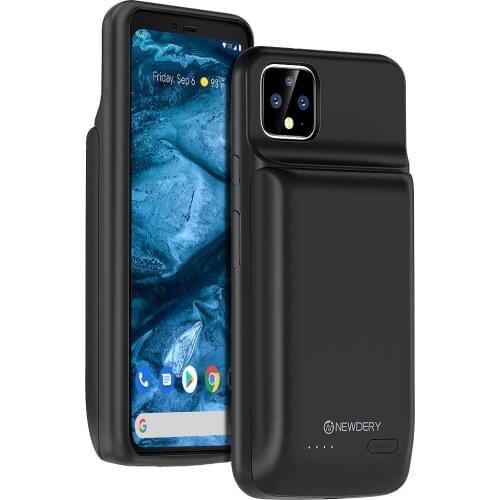 NEWDERY Battery Case for Google Pixel 4 XL 10000 mAh Portable Protective Charging Case Backup Charger Case for Pixel 4XL
