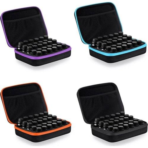 30 Slots Bottle Essential Oil Case Protects For 1ml 2ml 3ml Rollers Essential Oils Bag Travel Carrying Storage Organizer