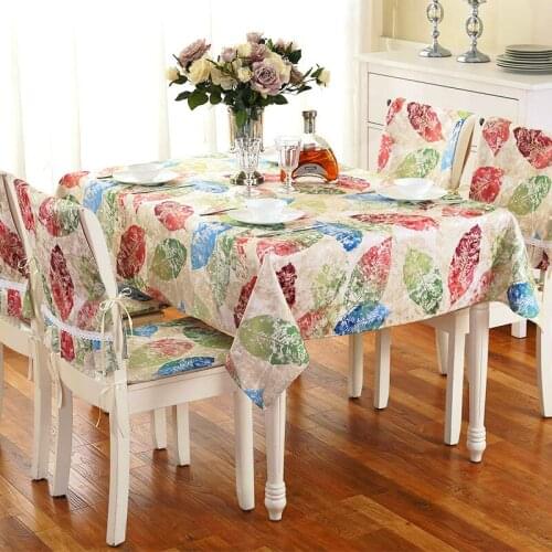 Village Table Cloth Pastoral Style Coffee Table Cloth Modern Minimalist Table Runner Fabric Table Cloth Chair Cover Chair Mat