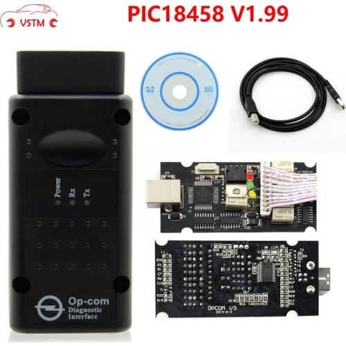OP COM for Opel V1.70 OBD2 OP-COM Car Diagnostic Scanner Real PIC18f458 OPCOM for Opel Car Diagnostic Tool Flash Firmware