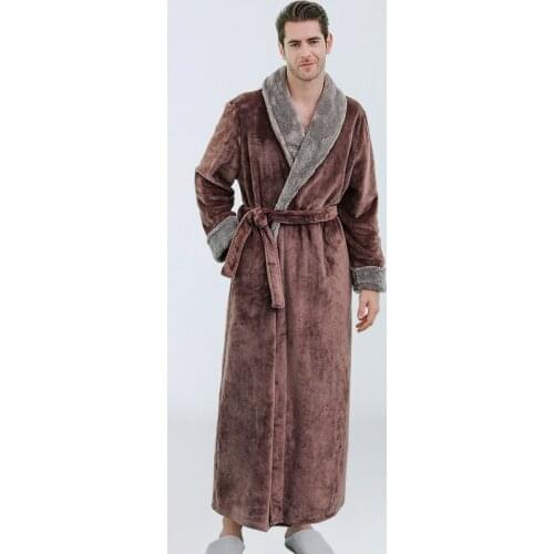 Мужские теплые халаты Fdfklak China At AliExpress