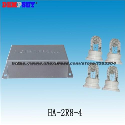HA-2R8-4 Super Warning bright,DC12V Police/ Car Strobe Hide a way fog lights, emergency strobe warning light 4pcs xenonLamps