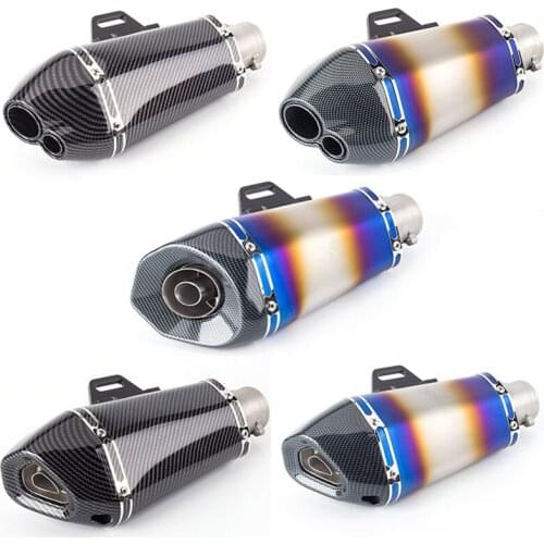 Motorcycle Yoshimura exhaust pipe muffler escape moto with DB killer for CB400 Z250 GSX250R RC390 Z900 MT03 GSXS750