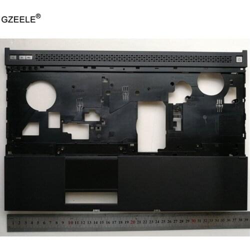 GZEELE New Laptop LCD TOP CASE For DELL M4700 Palmrest Keyboard Bezel Cover Upper Case Assembly black without Touchpad