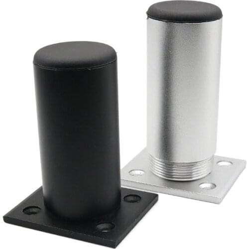 Square Metal Furniture Leg Cabinet Coffe Table Legs Thick Aluminum Alloy for TV Cabinet Sofa Foot Support Bed Riser