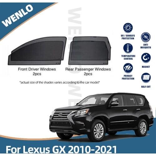 For Lexus GX GX400 GX460 J150 2010-2021 Magnetic Car Window Sunshield Sunshade Mesh Protection Cover