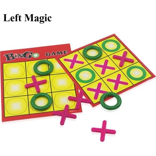 Mini Tic Tac Toe Pro By Bond Lee - Magic Tricks Card Magic Props Mentalism Magic Close Up Street Magic Tool Toys Comedy
