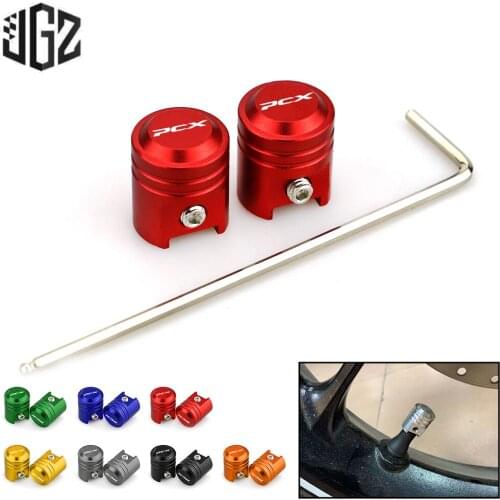 Motorcycle CNC Tires Gas Nozzle Cover Valve Core Cap For Honda PCX 125 150 2013 2014 2015 2016 2017 2018 2019 2020 Accessories