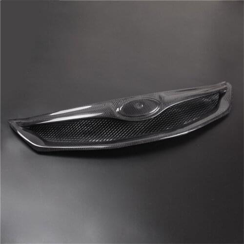 Real Carbon Fiber Front Grille Grill Trim Cover for Subaru Impreza WRX STI 2006-2011 9TH 10TH