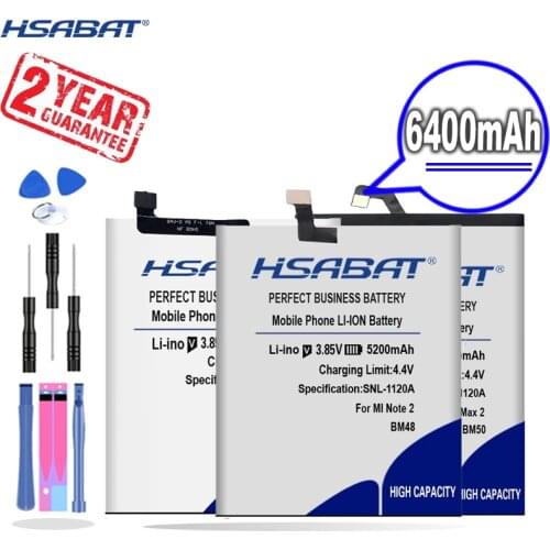 New Arrival [ HSABAT ] BM49 BM50 BM3B BM22 BM35 Replacement Battery for Xiaomi Mi 5 4C Max Mix 2 Max2 Mix2