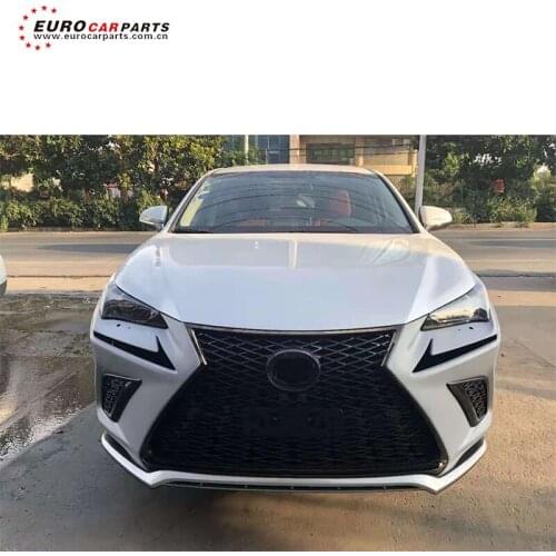 NX300 2015-2017y to 2018y after front bumper with fog light cover fit for NX300 plastic material front lip