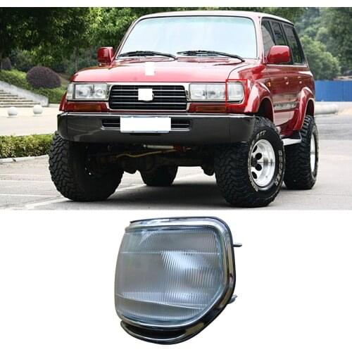CAPQX Front headlight Side Fender Light Corner turn Signal light Marker Lamp For Land Cruiser LC80 FZJ80 4500 1995 1996 1997