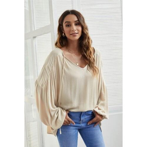 QIANXISHU Women's Plain T-shirts