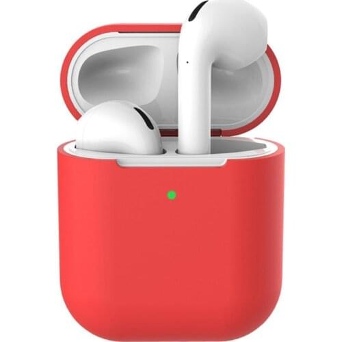 Earphone Storage Bag Silicone Wireless Bluetooth Earphones Protective Storage Bag Case for AirPods 2 Earphones