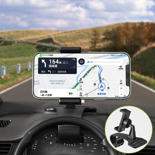 Universal Adjustable Car phone Holder Dashboard Mount phone Holder for Mobile Smart Cell Phone GPS Stand Clamp Clip Bracket