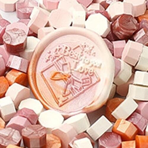 Retro Lacquer Sealing Wax, Bagged Lacquer Particles, Lacquer Sealing Rubber Stamps Background 500G