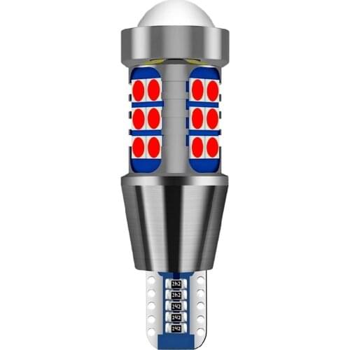 1Pcs T15 921 W16W WY16W Super Bright 3030 LED Car Turn Signal Bulb Brake Light Canbus Auto Backup Reverse Lamp White Red Amber