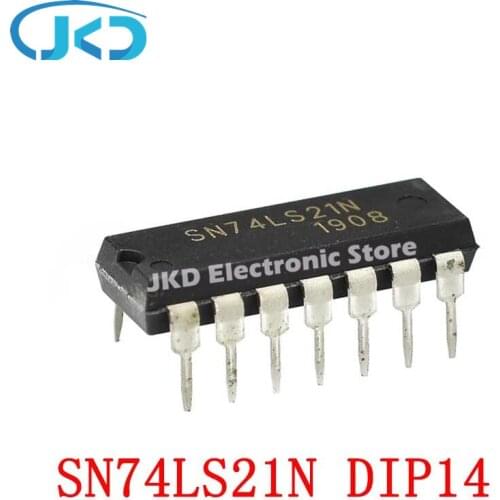 10pcs SN74LS21N 74LS21N 74LS21 DIP-14 New IC