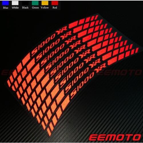 16 X Custom Wheels Rims Tire Decals Reflective Stickers Stripes Waterproof Motorcycle For S1000XR S1000 XR