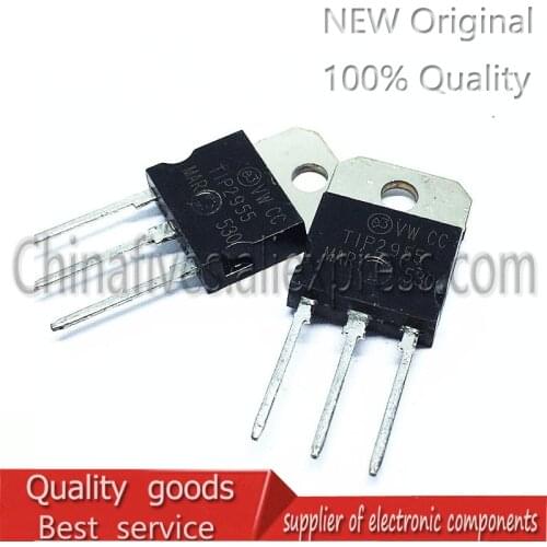 5pcs/lot TIP2955 new triode iron head TO-3P NPN structure